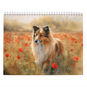 Shetland Sheepdog Calendar, any year Calendar