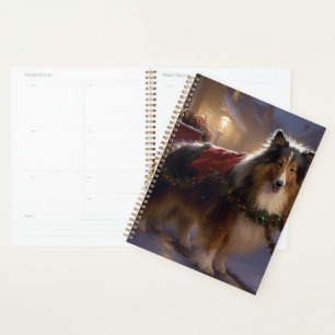 Shetland Sheepdog Christmas Festive Season Planner