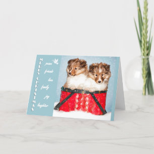 Shetland Sheepdog Christmas Greeting Card