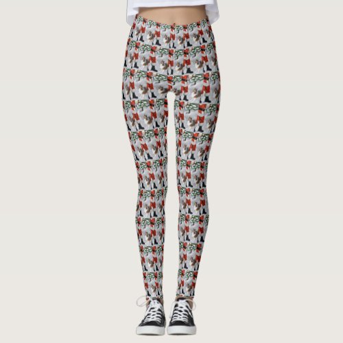 Shetland Sheepdog Christmas Leggings