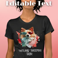 Shetland Sheepdog Dog Mom Sunglasses
