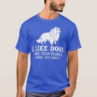Shetland Sheepdog Dog Puppies Owner Lover T-Shirt