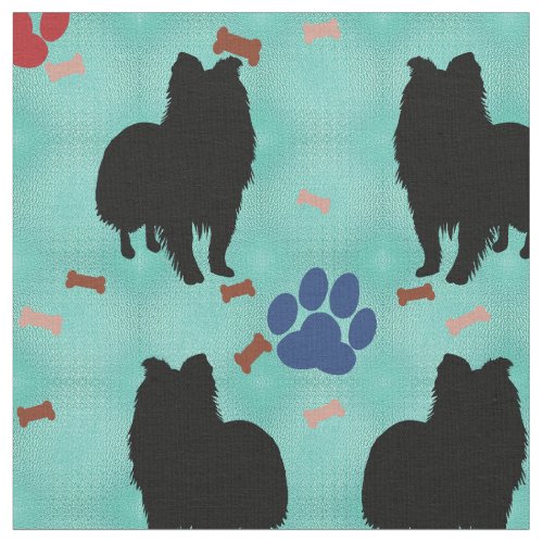 Shetland Sheepdog Fabric