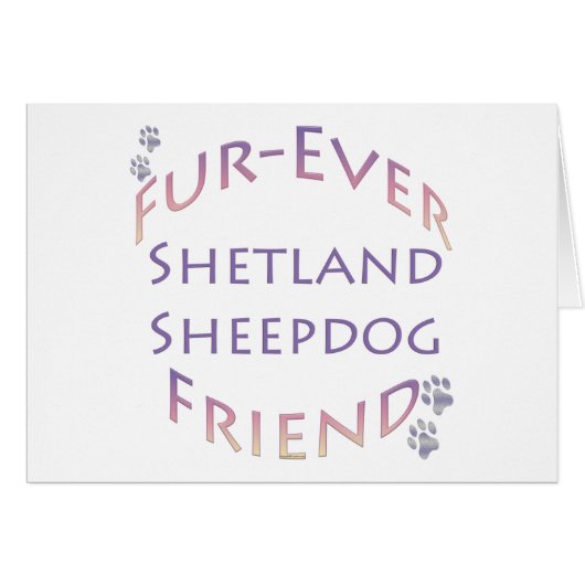 Shetland Sheepdog Furever Friend (Front Horizontal)