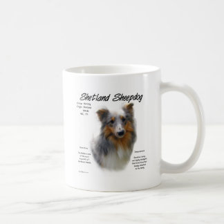 Shetland Sheepdog History Design Coffee Mug