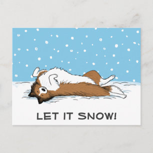 Shetland Sheepdog Let it Snow Sheltie Dog Holiday