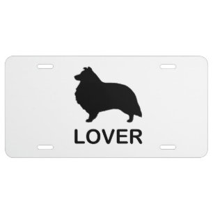 Shetland Sheepdog Lover License Plate