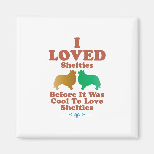 Shetland Sheepdog Magnet (Front)