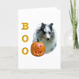 Shetland Sheepdog (merle) Boo Card