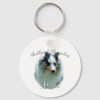 Shetland Sheepdog (merle) Mom 2 Keychain