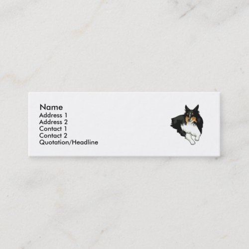 Shetland Sheepdog  Business Card