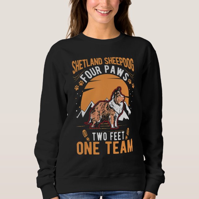 Shetland Sheepdog Mini Collie Sheltie Sweatshirt (Front)