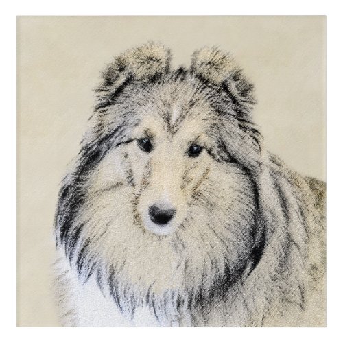 Shetland Sheepdog Painting _ Cute Original Dog Art