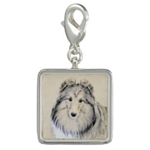 Shetland Sheepdog Painting - Cute Original Dog Art Charm