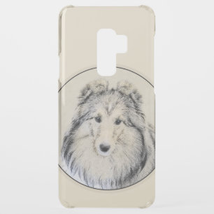 Shetland Sheepdog Painting - Cute Original Dog Art Uncommon Samsung Galaxy S9 Plus Case