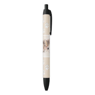 Shetland Sheepdog Puppy Painting Original Dog Art Pen