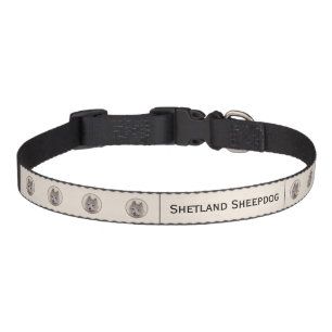 Shetland Sheepdog Puppy Painting Original Dog Art Pet Collar