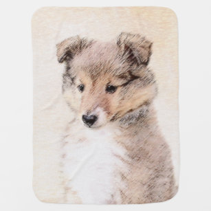 sheltie throw blanket