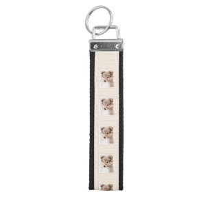 Shetland Sheepdog Puppy Painting Original Dog Art Wrist Keychain