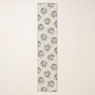 Shetland Sheepdog Puppy Painting Sheltie Dog Art Scarf