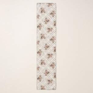 Shetland Sheepdog Puppy Painting Sheltie Dog Art Scarf