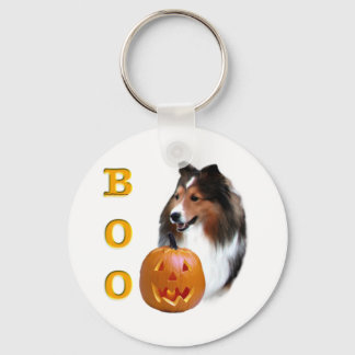 Shetland Sheepdog (sable) Boo Keychain