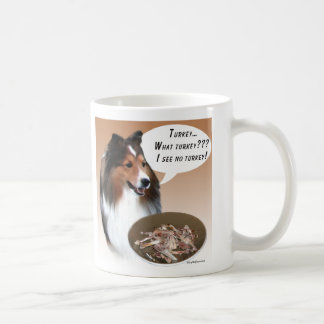 Shetland Sheepdog (sable) Turkey Coffee Mug