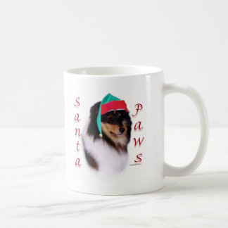 Shetland Sheepdog Santa Paws Coffee Mug
