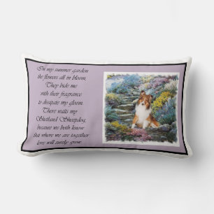 Shetland Sheepdog Sheltie Art Gifts Lumbar Pillow