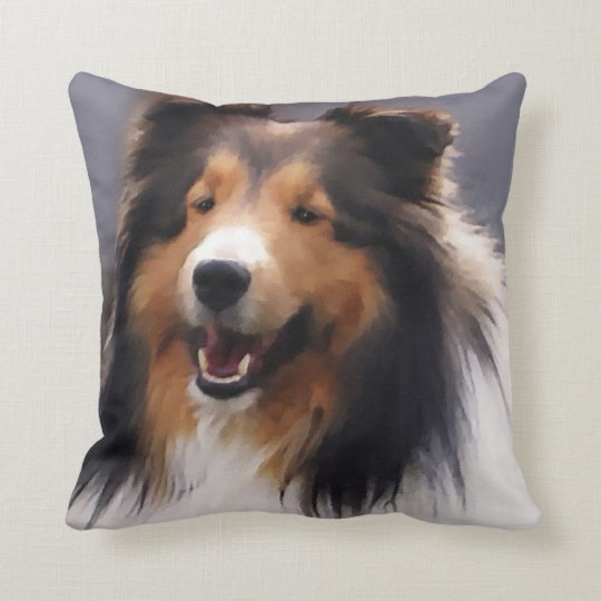 sheltie pillow