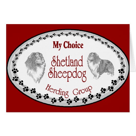 Shetland Sheepdog Sheltie Gifts (Front Horizontal)