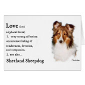 Shetland Sheepdog Sheltie Gifts (Front Horizontal)