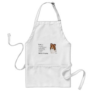 Shetland Sheepdog Sheltie Gifts Adult Apron