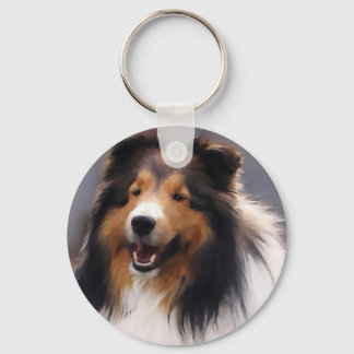 Shetland Sheepdog Sheltie Gifts Keychain