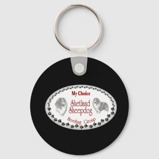 Shetland Sheepdog Sheltie Gifts Keychain