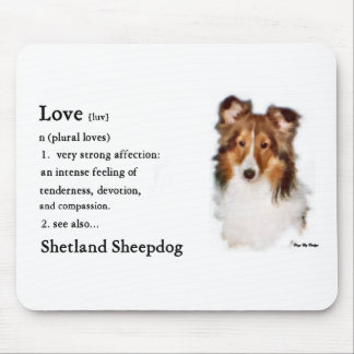 Shetland Sheepdog Sheltie Gifts Mouse Pad