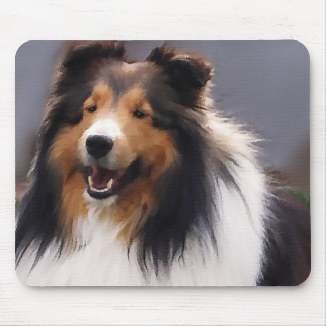Shetland Sheepdog Sheltie Gifts Mouse Pad (Front)