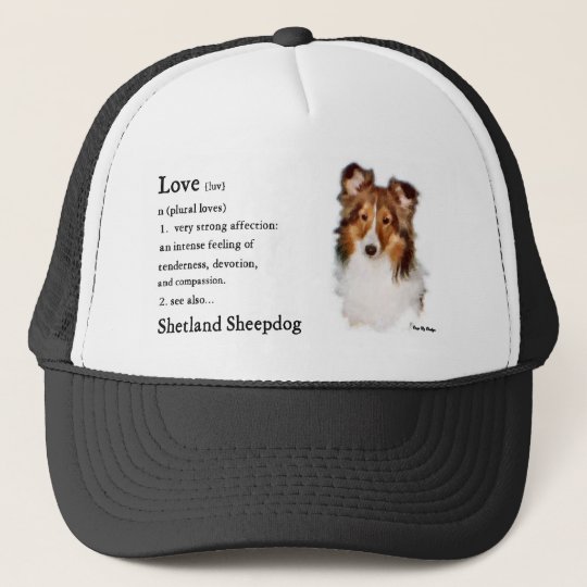 Shetland Sheepdog Sheltie Gifts Trucker Hat