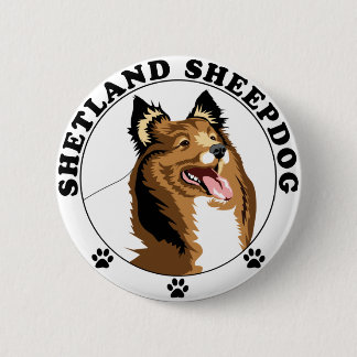 Shetland Sheepdog - Sheltie Pinback Button