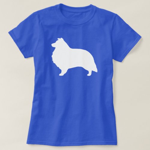 Shetland Sheepdog Silhouette T_Shirt