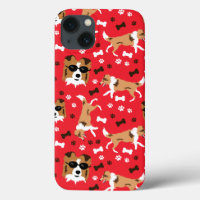 Shetland Sheepdogs Shelties Cute Dog Pattern