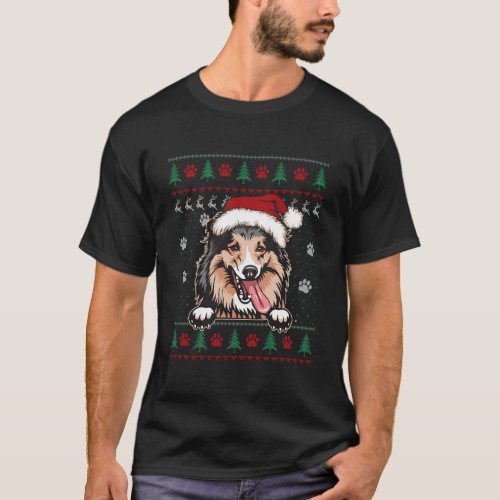 Shetland Shepdog Christmas Ugly Sweater Sheltie Lo