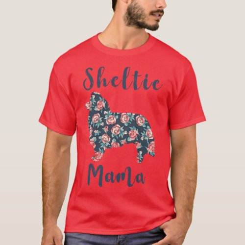 ShetlandSheepdog  Women Sheltie Mom Mother Day Gif T_Shirt