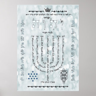 Shevitti with Psalm 67 Poster, All Sizes, Enhanced Poster