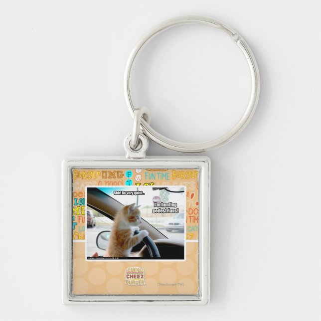 Shh! Be very quiet Keychain (Front)