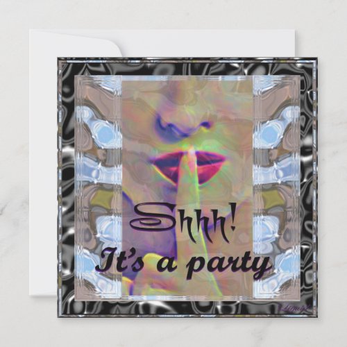 Shh! It's a party invite