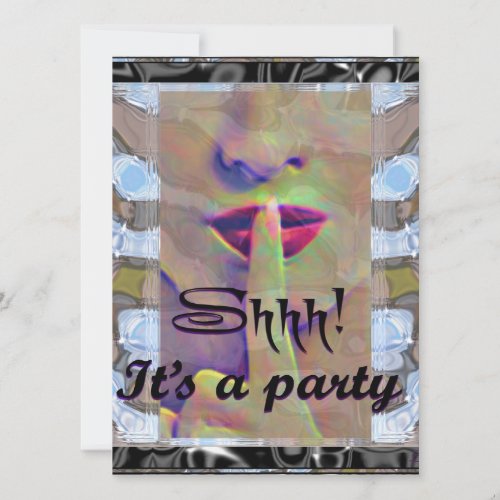 Shh Its a Surprise party invite