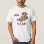 Shh Pizza! Animals Tee T-Shirt Design