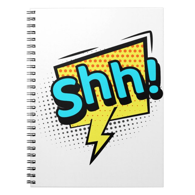 Shh silent quote notebook (Front)