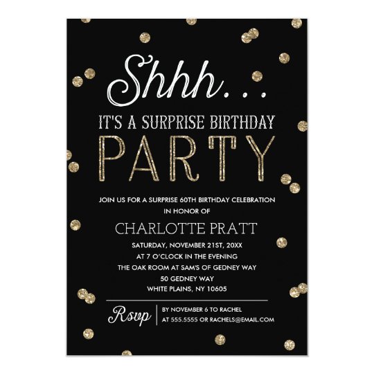 Surprise Birthday Party Invitations 4